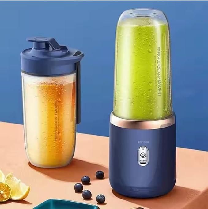 Portable Electric Juice Blender – 2-in-1 Smoothie & Juice Maker