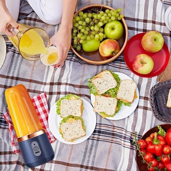 Portable Electric Juice Blender – 2-in-1 Smoothie & Juice Maker