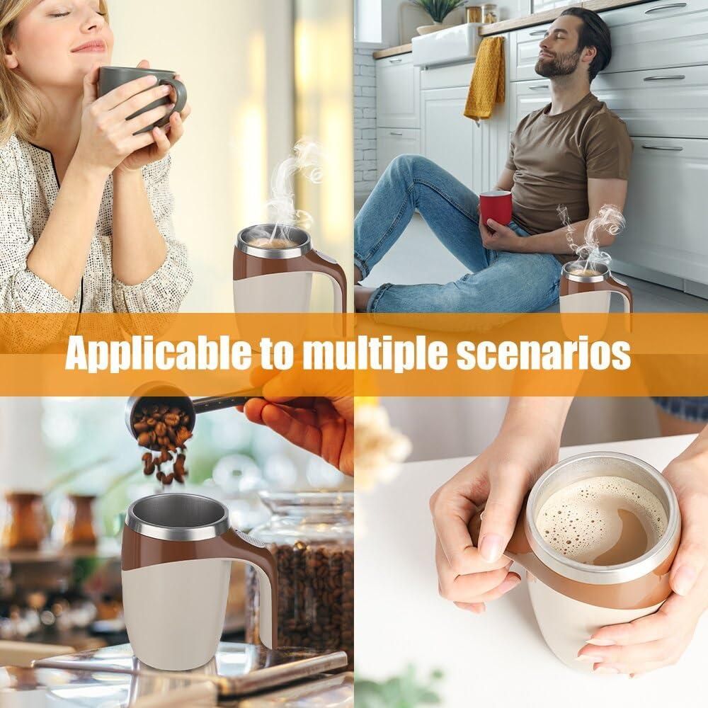 Smart Self-Stirring Mug – For Effortless Mixing